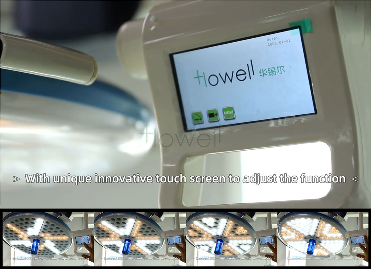emaled surgical light